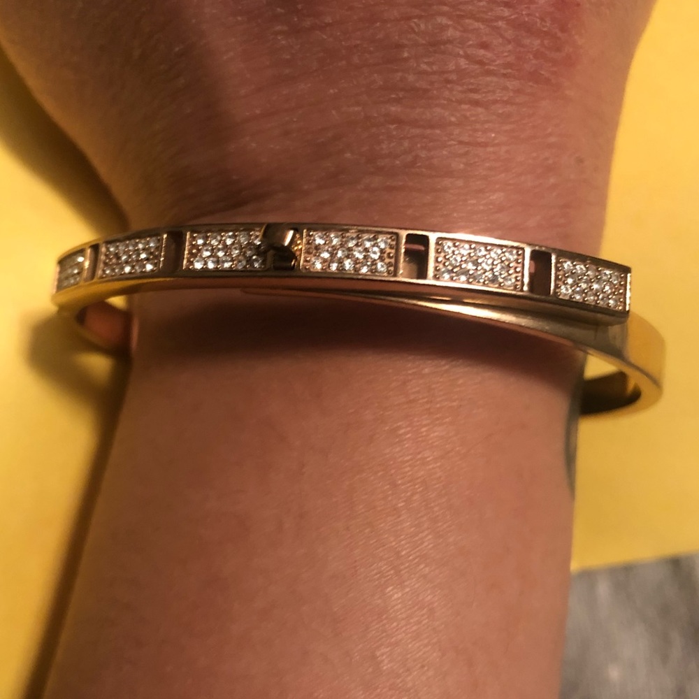 Rose gold adjustable Michael Kors bracelet